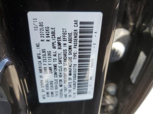Photo 10 from auction – 2016 ACURA TLX TECH with VIN 19UUB2F5XGA000779