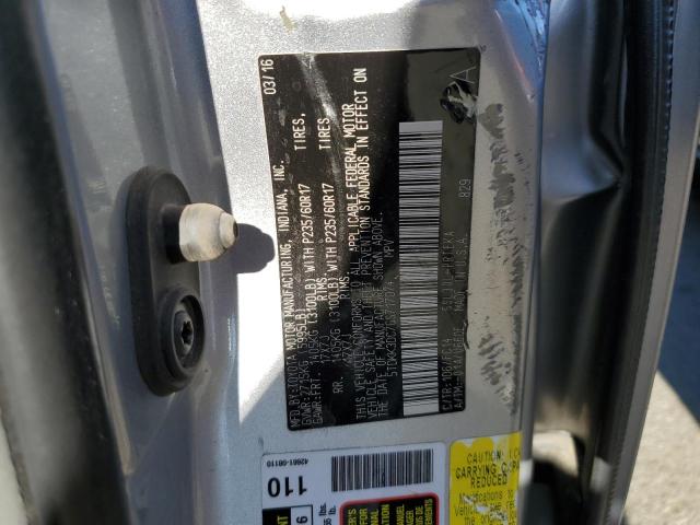 Photo 10 from auction – 2016 TOYOTA SIENNA LE with VIN 5TDKK3DC7GS717074
