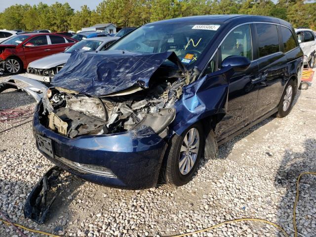 Photo 2 from auction – 2016 HONDA ODYSSEY EX with VIN 5FNRL5H61GB017759