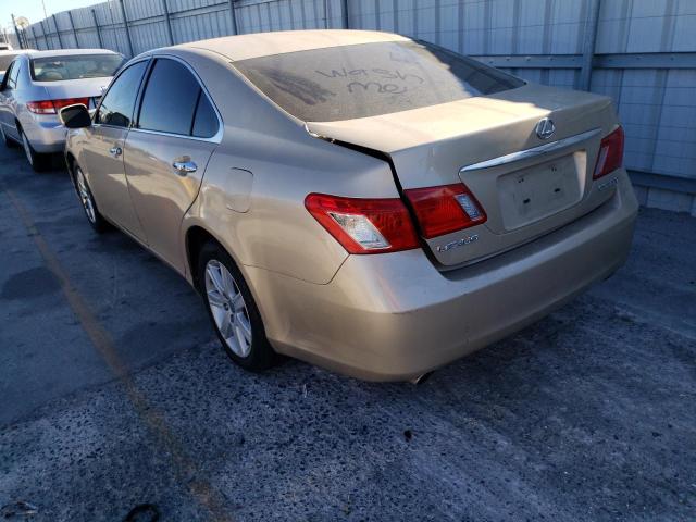 Photo 3 from auction – 2007 LEXUS ES 350 with VIN JTHBJ46G272023942