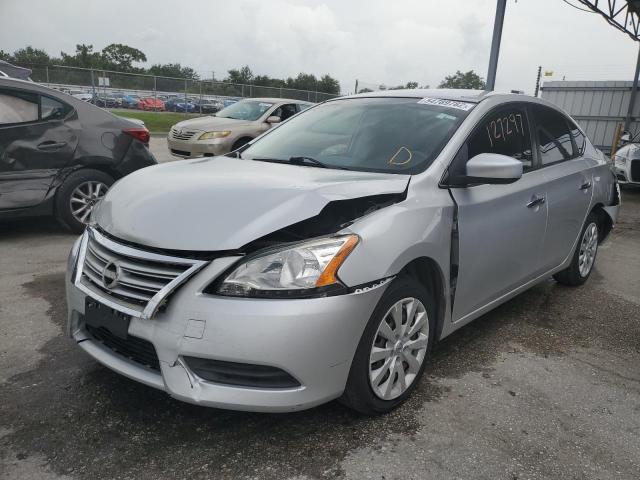 Photo 2 from auction – 2015 NISSAN SENTRA S with VIN 3N1AB7AP2FL641622