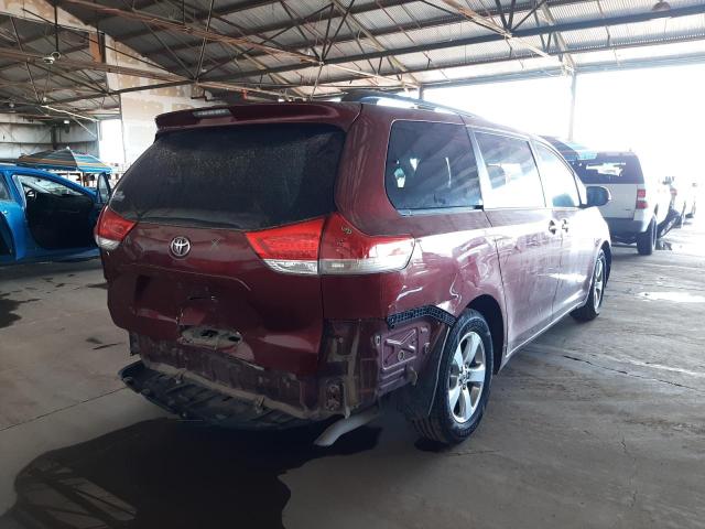 Photo 4 from auction – 2014 TOYOTA SIENNA LE with VIN 5TDKK3DC8ES476476