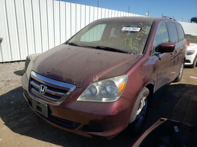 Photo 2 from auction – 2007 HONDA ODYSSEY EX with VIN 5FNRL387X7B453636