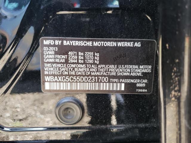 Photo 10 from auction – 2013 BMW 528 I with VIN WBAXG5C55DD231700
