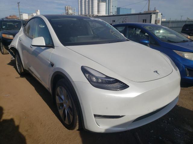 TESLA MODEL Y 2021 with VIN 5YJYGDEE5MF145472 - Photo from auction
