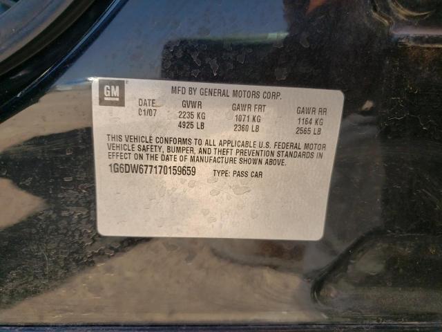 Photo 10 from auction – 2007 CADILLAC STS with VIN 1G6DW677170159659
