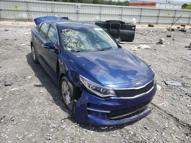 KIA OPTIMA EX 2016 with VIN 5XXGU4L38GG084576 - Photo from auction