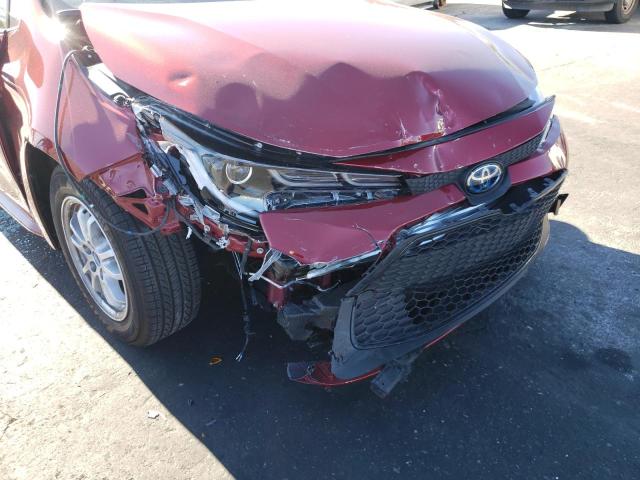 Photo 9 from auction – 2022 TOYOTA COROLLA LE with VIN JTDEAMDE1NJ048351