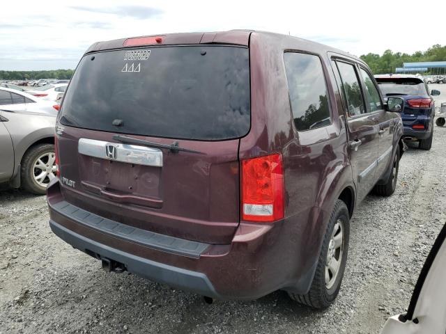 Photo 4 from auction – 2011 HONDA PILOT LX with VIN 5FNYF3H20BB053763