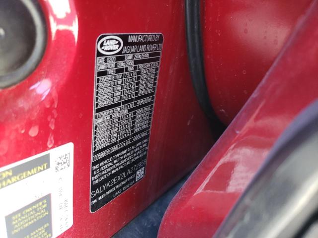 Photo 10 from auction – 2020 LAND ROVER RANGE ROVE with VIN SALYK2EX2LA272958