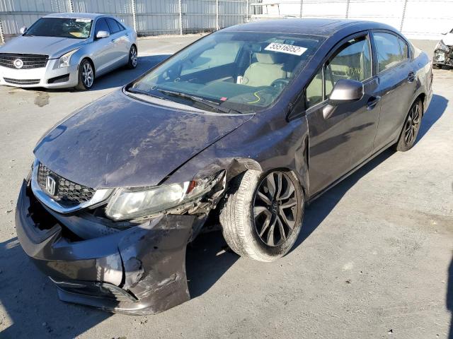 Foto 2 de la subasta – 2013 HONDA CIVIC EX con VIN 19XFB2F85DE225623