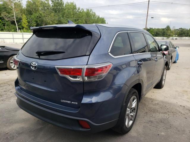 Photo 4 from auction – 2016 TOYOTA HIGHLANDER with VIN 5TDDKRFH8GS328433