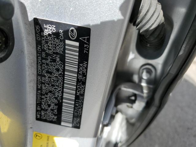 Photo 10 from auction – 2005 LEXUS ES 330 with VIN JTHBA30G255139527