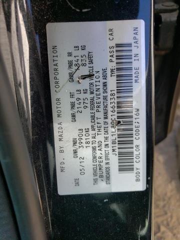 Photo 10 from auction – 2012 MAZDA 3 I with VIN JM1BL1L80C1663381