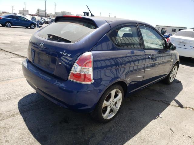 Photo 4 from auction – 2007 HYUNDAI ACCENT SE with VIN KMHCN36C47U010031