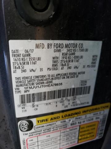 Photo 10 from auction – 2017 FORD EXPEDITION with VIN 1FMJU1JT0HEA78635
