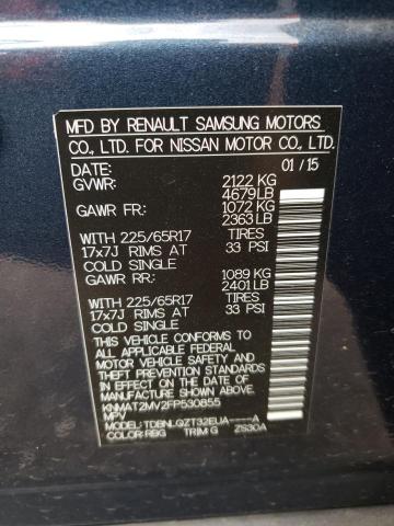 Photo 10 from auction – 2015 NISSAN ROGUE S with VIN KNMAT2MV2FP530855