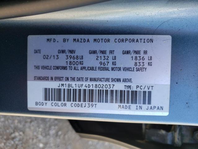 Photo 10 from auction – 2013 MAZDA 3 I with VIN JM1BL1UF4D1802037