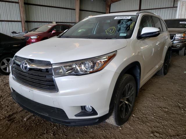 Photo 2 from auction – 2016 TOYOTA HIGHLANDER with VIN 5TDJKRFH3GS255152