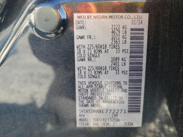 Photo 10 from auction – 2014 NISSAN ROGUE S with VIN 5N1AT2MV0EC772271