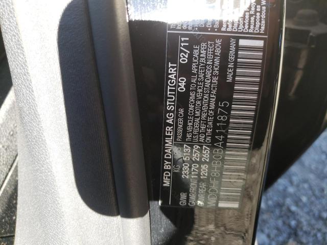 Photo 10 from auction – 2011 MERCEDES-BENZ E 350 4MAT with VIN WDDHF8HB0BA411875