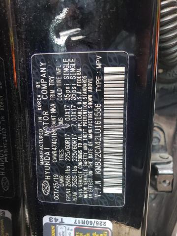 Photo 10 from auction – 2020 HYUNDAI TUCSON SE with VIN KM8J2CA42LU161556