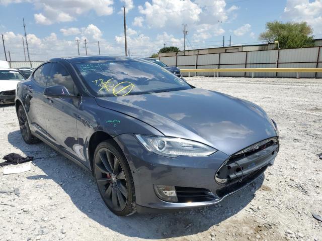 TESLA MODEL S 2014 with VIN 5YJSA1H22EFP62692 - Photo from auction