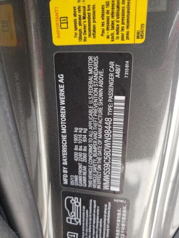 Photo 10 from auction – 2013 MINI COOPER PAC with VIN WMWSS9C58DWN98448
