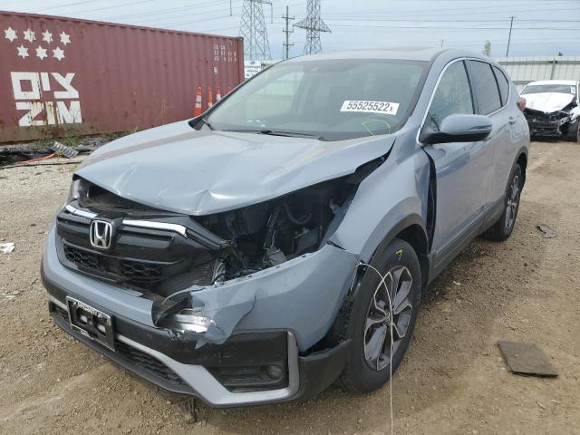 Photo 2 from auction – 2021 HONDA CR-V EX with VIN 7FARW2H57ME017097