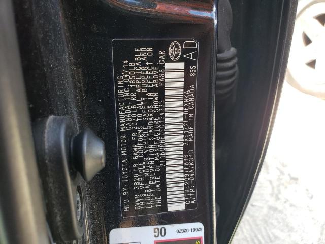 Photo 10 from auction – 2014 TOYOTA COROLLA L with VIN 2T1BURHE0EC154335