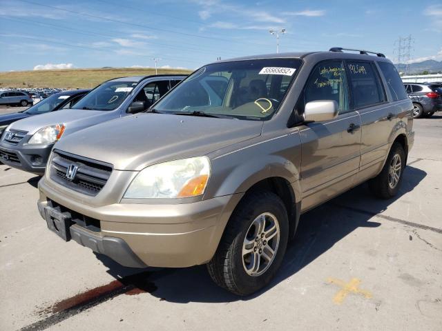 Photo 2 from auction – 2005 HONDA PILOT EXL with VIN 5FNYF18655B011052