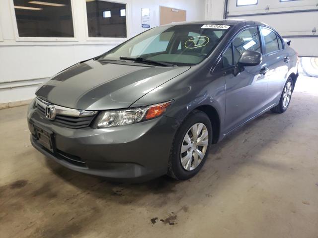 Photo 2 from auction – 2012 HONDA CIVIC LX with VIN 19XFB2F56CE049623