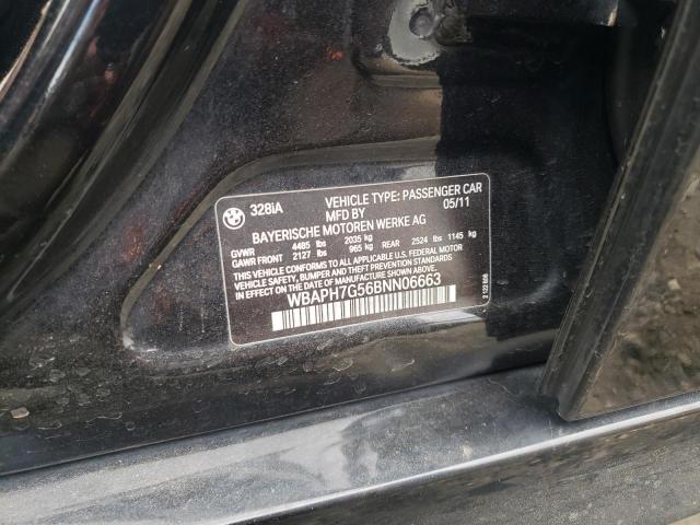 Photo 10 from auction – 2011 BMW 328 I with VIN WBAPH7G56BNN06663