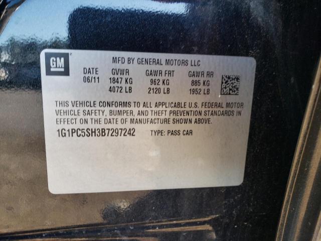 Photo 10 from auction – 2011 CHEVROLET CRUZE LS with VIN 1G1PC5SH3B7297242