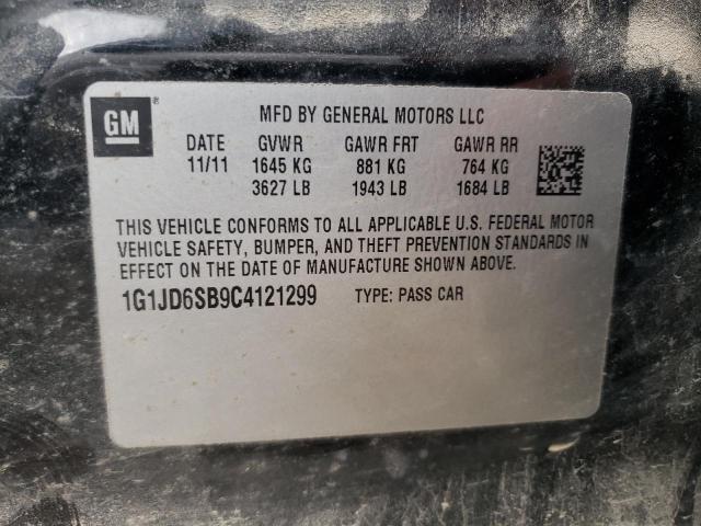 Photo 10 from auction – 2012 CHEVROLET SONIC LT with VIN 1G1JD6SB9C4121299