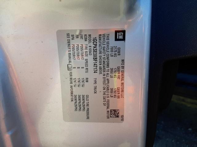 Photo 10 from auction – 2011 CHEVROLET SILVERADO with VIN 1GCPKSE3XBF147174