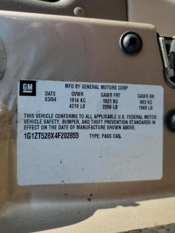 Photo 10 from auction – 2004 CHEVROLET MALIBU with VIN 1G1ZT528X4F202855