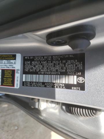 Photo 10 from auction – 2015 TOYOTA CAMRY LE with VIN 4T1BF1FK9FU906778