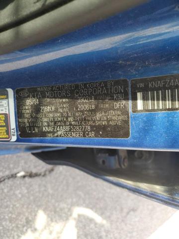 Photo 10 from auction – 2015 KIA FORTE EX with VIN KNAFZ4A88F5282778