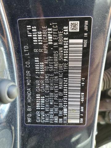 Photo 10 from auction – 2018 HONDA CIVIC EX with VIN JHMFC1F35JX034242