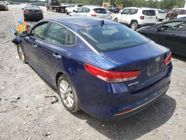 Photo 3 from auction – 2016 KIA OPTIMA EX with VIN 5XXGU4L38GG084576