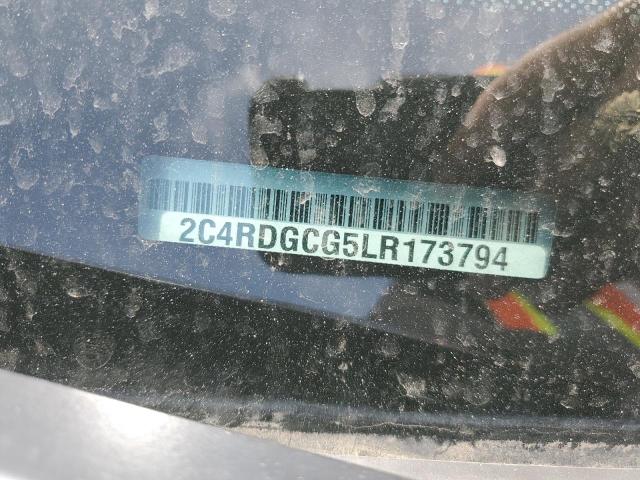 Photo 10 from auction – 2020 DODGE GRAND CARA with VIN 2C4RDGCG5LR173794