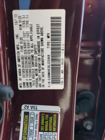 Photo 10 from auction – 2014 HONDA CR-V EX with VIN 5J6RM4H53EL025848