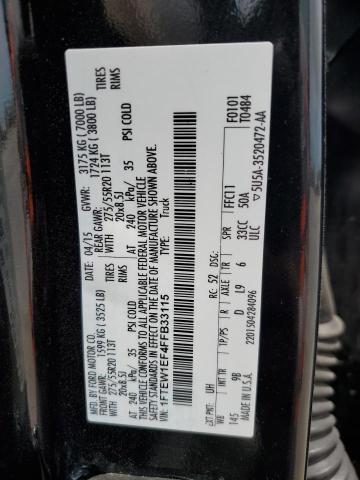 Photo 10 from auction – 2015 FORD F150 SUPER with VIN 1FTEW1EF4FFB33115