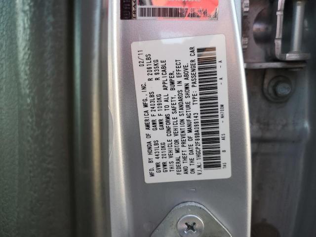 Photo 10 from auction – 2011 HONDA ACCORD EXL with VIN 1HGCP2F89BA099143