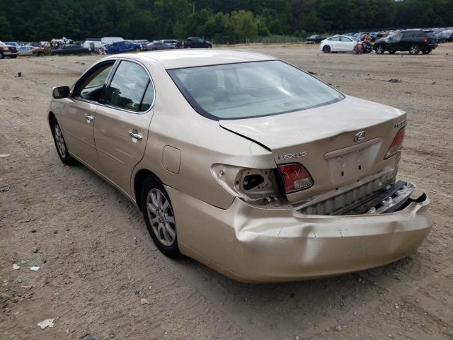 Photo 3 from auction – 2003 LEXUS ES 300 with VIN JTHBF30G330123199