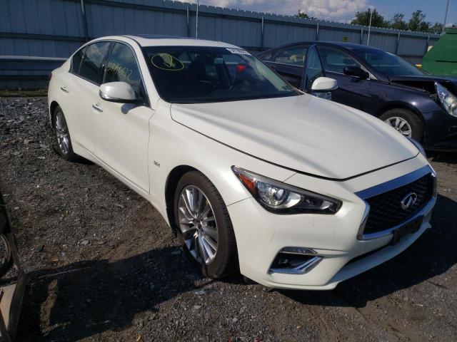INFINITI Q50 LUXE 2018 with VIN JN1EV7AR4JM437526 - Photo from auction