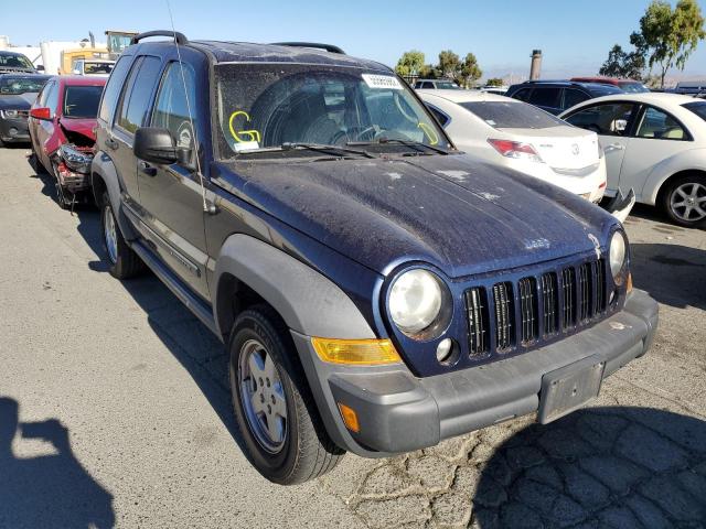 JEEP LIBERTY SP 2007 with VIN 1J4GL48K87W577637 - Photo from auction