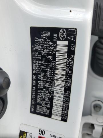 Photo 10 from auction – 2014 TOYOTA COROLLA L with VIN 2T1BURHE0EC026693