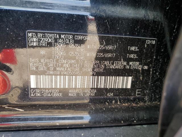 Photo 10 from auction – 2019 TOYOTA RAV4 LE with VIN JTMH1RFV9KD505957
